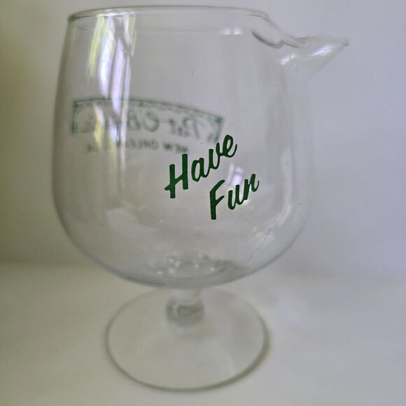 Pat O'Brien's New Orleans Louisiana Hurricane Glass Pitcher Have Fun! - Picture 3 of 15